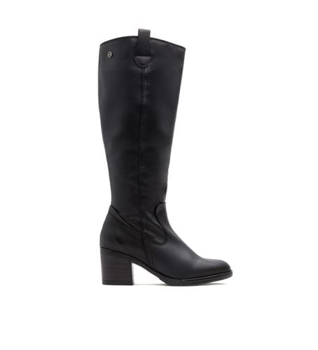 Jemma Zippered Leather Boots (38), Cuir, 5 à 8 cm, Fermeture éclair, Casuel - Porronet - Modalova