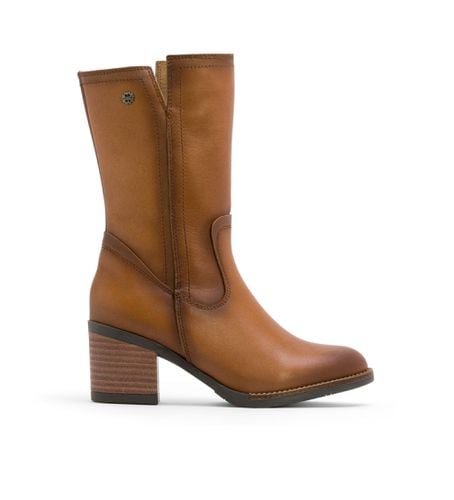 Jania - Bottes en cuir à fermeture éclair - marron (36), 5 à 8 cm, Casuel - Porronet - Modalova