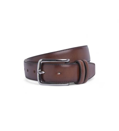 HM413511 Ceinture en cuir brossé marron (30cm), Casuel - Hackett London - Modalova