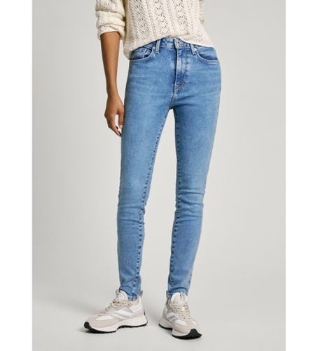 PL204738PF9 Jeans Super Skinny Hw (24/30), Bleu, Casuel, Coton, Denim, Durable - Pepe Jeans - Modalova