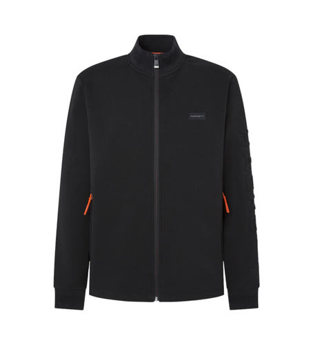 HM581295 Veste Hs Logo embossé Fz (S), Casuel, Coton - Hackett London - Modalova