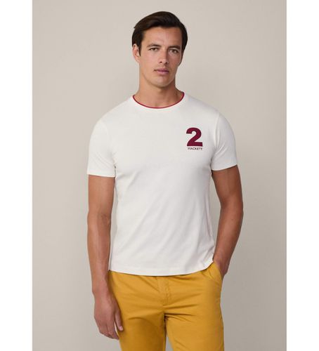 HM500848 T-shirt Heritage Number (XXL), Casuel, Coton, Manche courte - Hackett London - Modalova