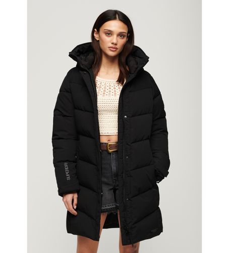 W5011782A City Chevron Quilted Parka (M), Noir, Casuel, Polyester, Manche longue - Superdry - Modalova