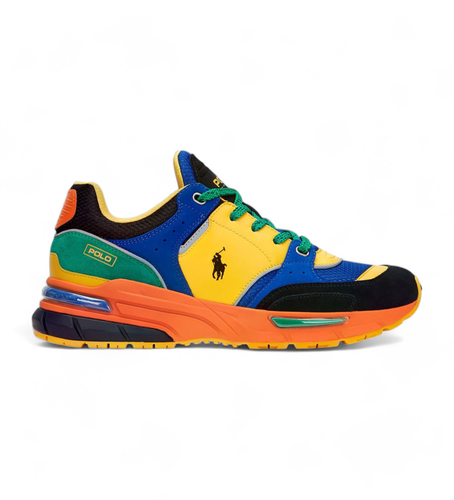 Chaussures en cuir Trackstr 250 multicolore (40.5), 1 à 3 cm, Lacets, Casuel - Polo Ralph Lauren - Modalova