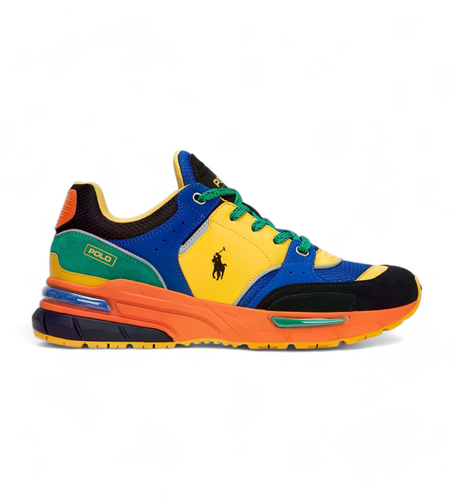 Chaussures en cuir Trackstr 250 multicolore (7.5 D), 1 à 3 cm, Lacets, Casuel - Polo Ralph Lauren - Modalova