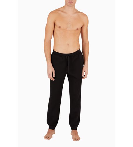 F574 Homewear Piquet Terry Stretch Pants Noirs (L), Polyester - Emporio Armani - Modalova