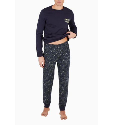 F596 Pyjama en lyocell et laine ASV Étoiles scintillantes (L), Homewear, Coton, Manche longu - Emporio Armani - Modalova