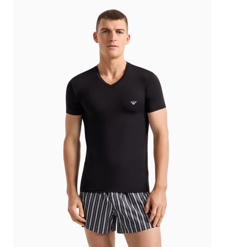 F511 T-shirt en modal souple (L), Homewear, Coton - Emporio Armani - Modalova