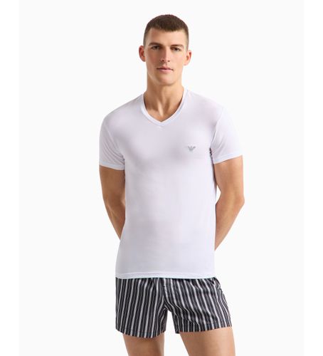 F511 T-shirt en modal souple (L), Homewear, Coton - Emporio Armani - Modalova