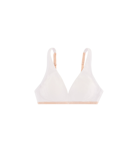 F223 Soutien-gorge bralette en coton biologique avec logo Essential ASV (L), Homewear - Emporio Armani - Modalova