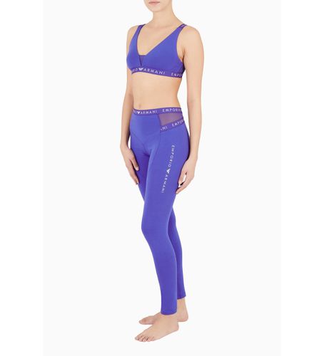 F227 Leggings homewear Iconic Logoband lilas (L), Violet, Le coton biologique, Durable - Emporio Armani - Modalova