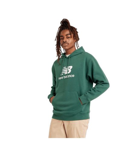 MT41505 Sport Essentials Fleece Logo Sweatshirt (S), Casuel, Vert, Coton, Multisport - New Balance - Modalova