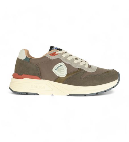 F4RAY02 Trainers Ray 02 (40), Cuir, Plat, Lacets, Casuel, Vert - Blauer - Modalova