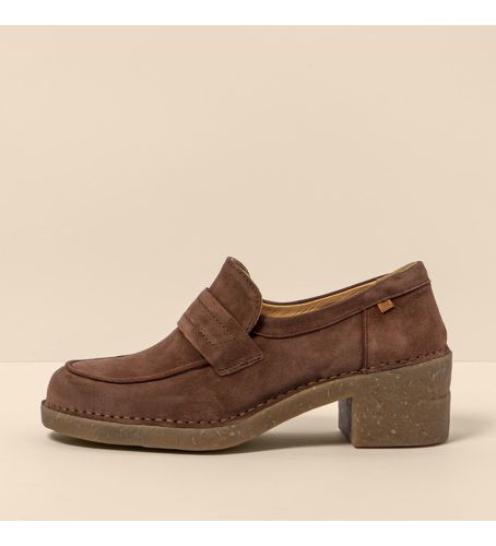 FQ005_012 Mocassins en cuir N5667 Ticino marron -Hauteur du talon 5,5cm (42), 5 à 8 cm, Aucun, Casuel - El Naturalista - Modalova