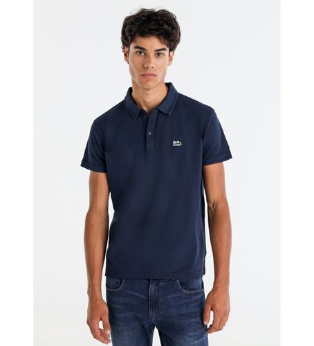 Polo basique à manches courtes avec logo marine (M), Casuel, Coton, Manche courte - Lois Jeans - Modalova