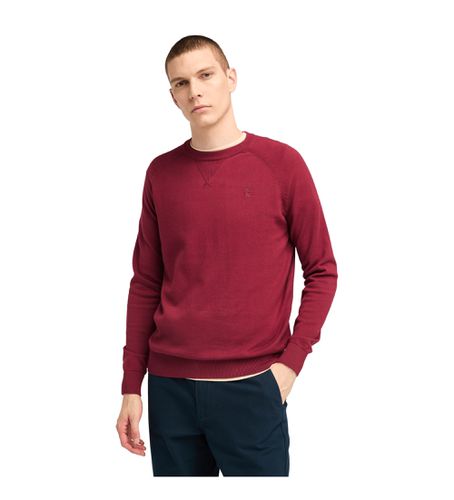 TB0A62KY6061 Pull en coton à manches raglan Williams River marron (S), Casuel, Grenat, Le coton biologique, Durable - Timberland - Modalova