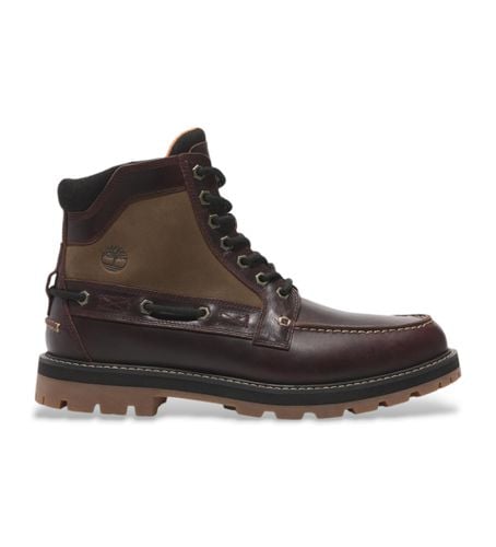 TB0A697HEIW1 Bottes en cuir Britton Road Mid noires (40), Plat, Lacets, Casuel, Durable - Timberland - Modalova