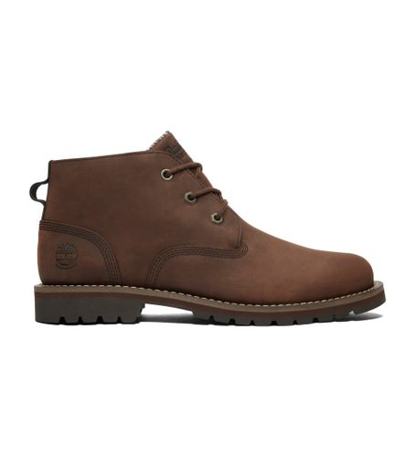 TB1A2NW2V131 Bottes chukka en cuir imperméable à mi-mollet Larchmont marron avec lacets (40), Plat, Casuel - Timberland - Modalova