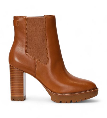 Bottines en cuir Layne marron (39), 5 à 8 cm, Aucun, Casuel - Polo Ralph Lauren - Modalova