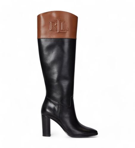 Bottes en cuir Page II (39), 8 à 10 cm, Fermeture éclair, Casuel - Polo Ralph Lauren - Modalova