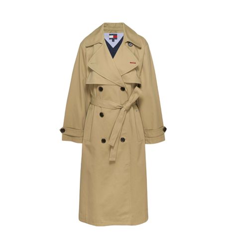 DW0DW20280 Trench-coat marron (L), Casuel, Le coton biologique, Durable, Coton Recyclé - Tommy Jeans - Modalova