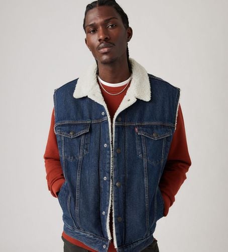 A8637-0000 Borreguito Trucker Vest Jacket Type Iii (M), Casuel, Coton - Levi's - Modalova