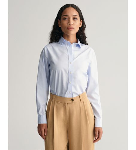 Chemise en popeline bleue à coupe régulière (42), Casuel, Coton, Manche longue - Gant - Modalova