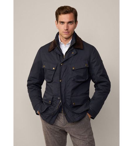 HM403210 Drywax 4 jacket (XL), Casuel, Coton, Manche longue, Marine - Hackett London - Modalova