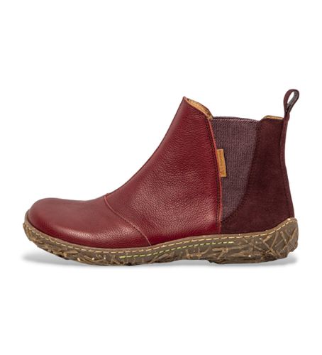 N7862ADE505_091 Bottines en cuir N786 marron (41), Plat, Aucun, Casuel, Grenat - El Naturalista - Modalova