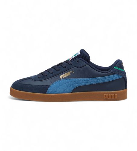 Unisex. 39961302 Club Ii Era Yea leather trainers (43), Plat, Cuir, Lacets, Casuel, Marine - Puma - Modalova