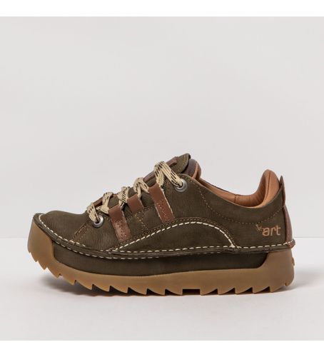 Unisex. 1059011FE303_0G3 Chaussures en cuir 0590 Pleasant Forest (38), Plat, 1 à 3 cm, Lacets, Casuel, Vert - Art - Modalova