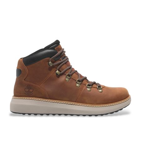 TB0A69RDEM61 Hudson Road Mid bottes chukka en cuir marron (41), Plat, Lacets, Casuel, Durable - Timberland - Modalova