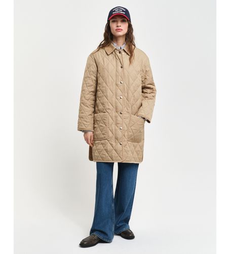 Manteau matelassé avec détails en velours côtelé (M), Casuel, Coton - Gant - Modalova