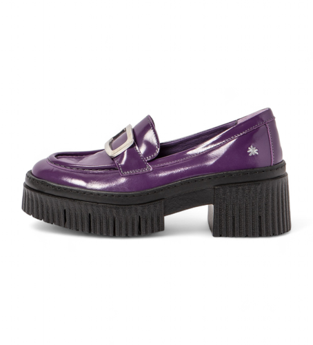 DR003_091 Mocassins en cuir 1372 lilas (36), 3 à 5 cm, Aucun, Casuel, Violet - Art - Modalova