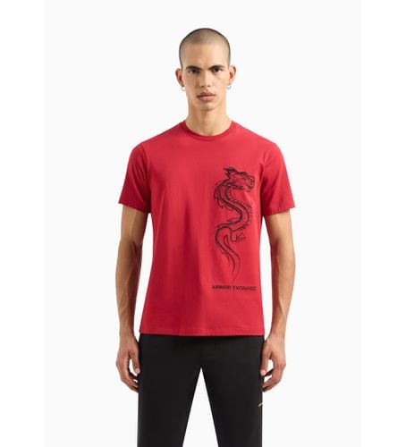 DZTDDZJ9JZ1435 T-shirt avec détails brodés (M), Casuel, Coton, Manche courte - Armani Exchange - Modalova