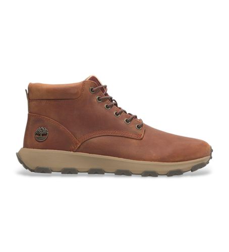 TB0A69MNEJD1 Winsor Park Mid - Baskets en cuir marron (41), Plat, Lacets, Casuel, Durable - Timberland - Modalova