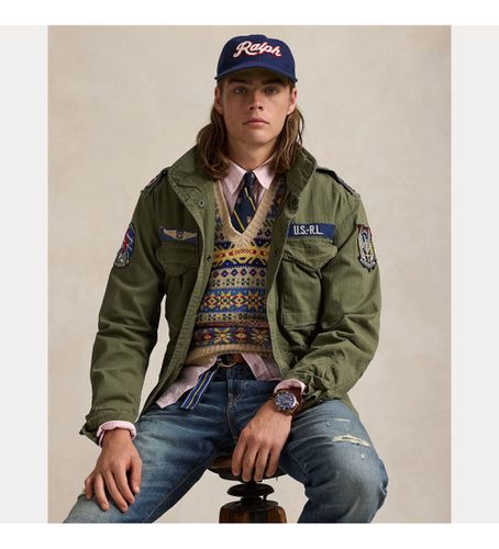 Veste Iconic Field Jacket verte (S), Casuel, Coton - Polo Ralph Lauren - Modalova