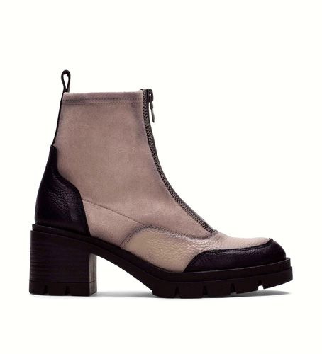 HI222372 Bottines en cuir Ingrid - Hauteur du talon 6cm (36), 5 à 8 cm, Fermeture éclair, Casuel - Hispanitas - Modalova