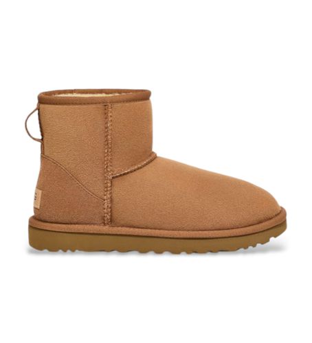 Bottines Classic Mini II en cuir camel (37), Marron, Plat, Aucun, Casuel - UGG - Modalova