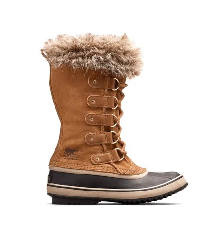 Joan of Arctic bottes de neige en fourrure DTV marron (38), Cuir, Plat, Lacets, Casuel - Sorel - Modalova