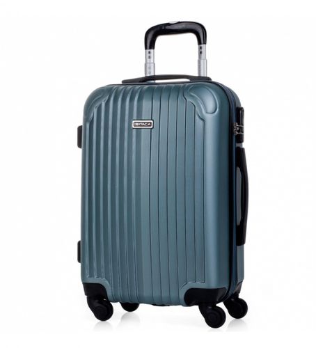 Unisex. T71550-02 Valise de voyage 4 roues cabine rigide T71550 aigue- -55x38x20cm (OSFA), Bleu, Casuel, ABS/Polycarbonate - ITACA - Modalova