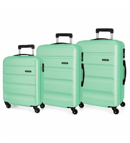 Unisex. 584946B 55-65-75cm Flex Set de valises rigides (OSFA), Casuel, Vert, Synthétique, ABS/Polycarbonate - Roll Road - Modalova