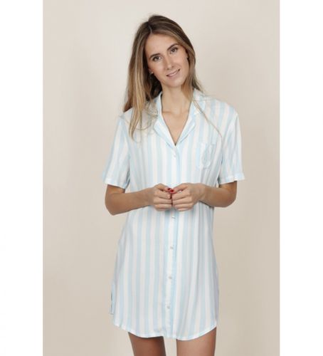 Chemise à manches courtes à rayures (XXL), Homewear, , Viscose - Admas - Modalova