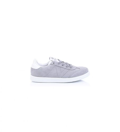 Garçon. 1125144 Chaussures en cuir 1125144 (33), Lacets, Casuel, Gris, mode enfantine - Victoria - Modalova