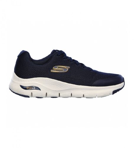 Chaussures Arch Fit marino (44), Tissu, Plat, 3 à 5 cm, Lacets, Sport, Marine - Skechers - Modalova