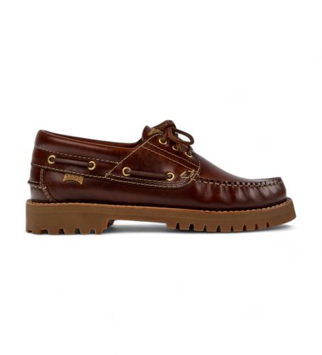 Chaussures de bateau en cuir marron 15233 (39), Plat, Lacets, Casuel, Classique - Camper - Modalova