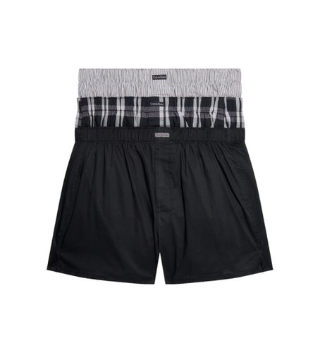 U1732A 3 paquets de caleçons noirs (M), Homewear, Gris, Coton, Polyester - Calvin Klein - Modalova