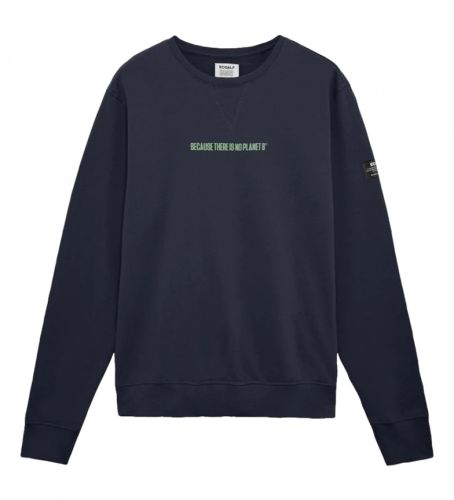 Til mænd. GASTDISAL0861MS23-160 Disaalf Sweatshirt navy (S), Casual, Lange ærmer, Økologisk bomuld, Bæredygtig, Blå, Genbrugsbomuld - ECOALF - Modalova