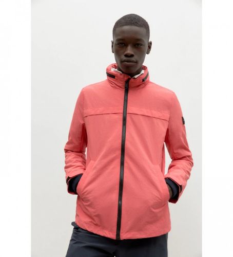 Til mænd. GAJKBENIA0410MS23-256 Beniaalf coral mackintosh (XXL), Rød, Casual, Lange ærmer, Koralfarvet, Bæredygtig, Genanvendt nylon - ECOALF - Modalova