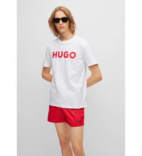 Til mænd. 50467556 T-shirt Dulivio (L), Casual, Bomuld, Korte ærmer, Bæredygtig - HUGO - Modalova